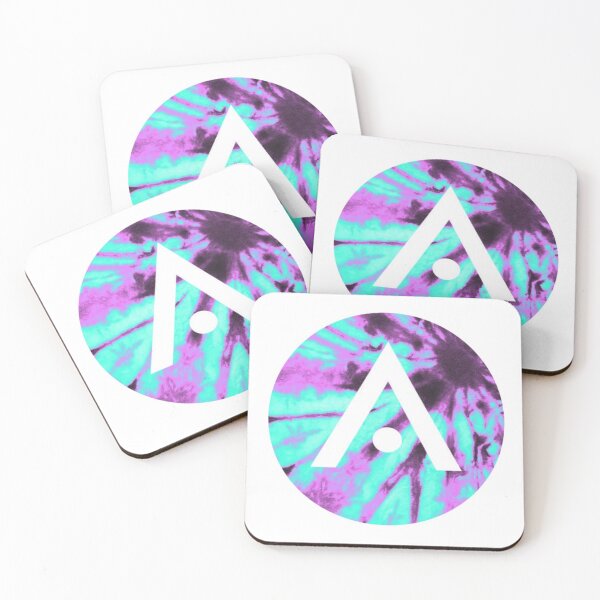 Item preview, Blue and Purple Tie Dye Aveda Logo designed and sold by Dalaura.