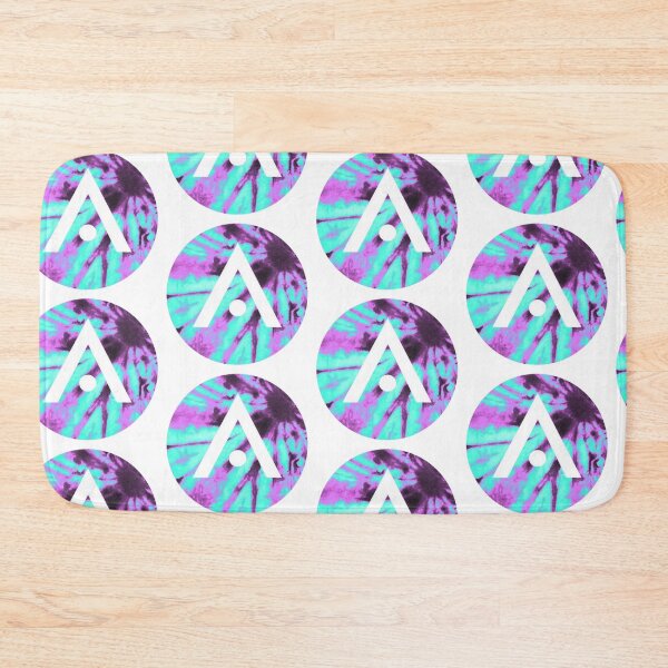 Item preview, Blue and Purple Tie Dye Aveda Logo designed and sold by Dalaura.