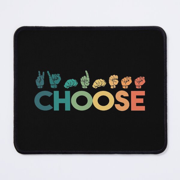 Item preview, Choose Kindness Hand Sign Language Teachers Retro Interpreter ASL designed and sold by kindxinn.