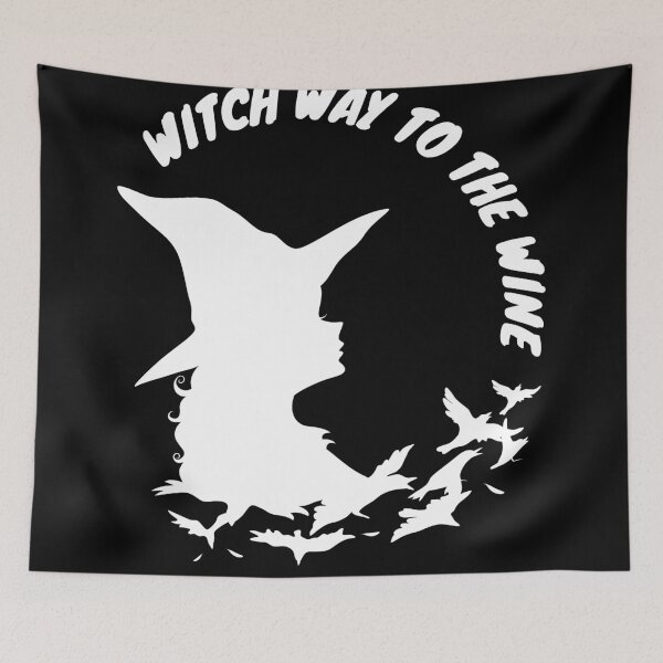 Item preview, Witch Way to The Wine designed and sold by MktngMultiverse.