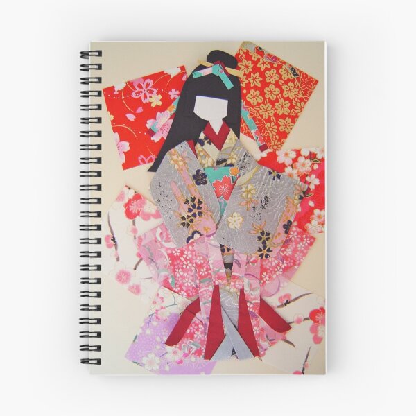 Item preview, Beautiful Japanese paper doll made with origami paper. designed and sold by JoAnnValencia.