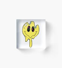 Psychedelic smiley Acrylic Block