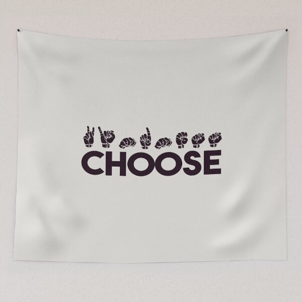 Item preview, Choose Kindness Hand Sign Language Teachers Retro Interpreter ASL designed and sold by kindxinn.