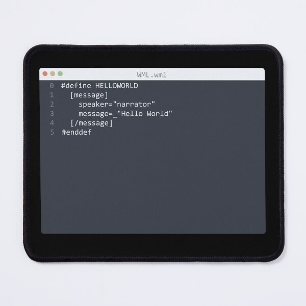 Item preview, . WML language Hello World program sample in editor window designed and sold by IuriiVlasenko.