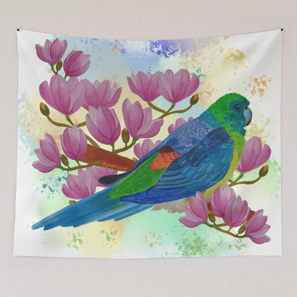 Item preview, Red rumped parrot designed and sold by Geebizart.