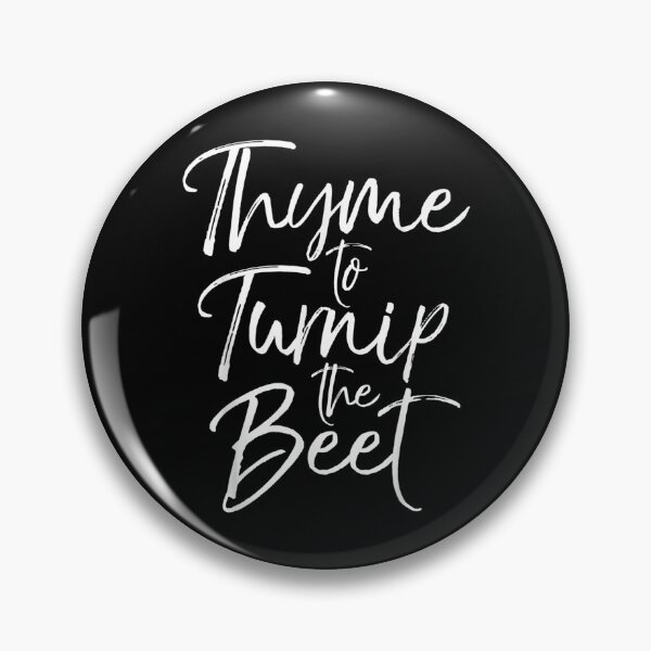 Item preview,  Thyme Turnip Bee Vegetable Pun designed and sold by lindaxse.