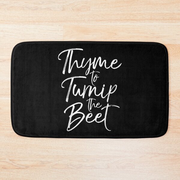 Item preview,  Thyme Turnip Bee Vegetable Pun designed and sold by lindaxse.