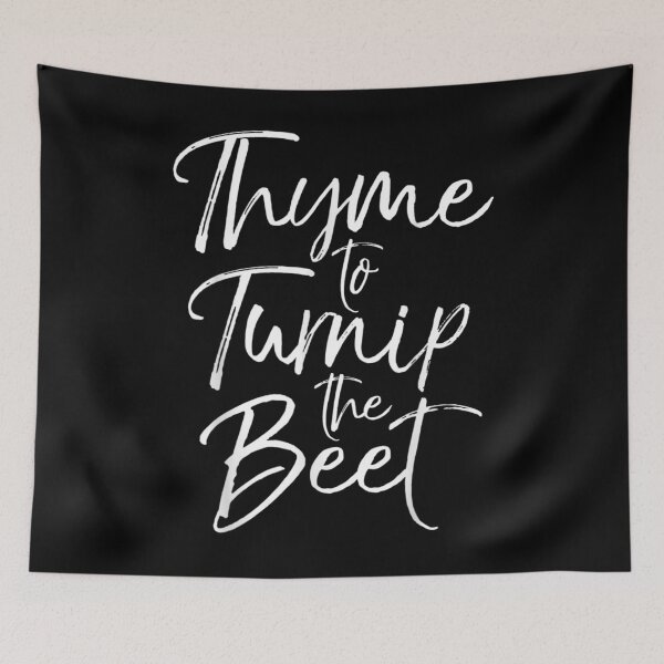 Item preview,  Thyme Turnip Bee Vegetable Pun designed and sold by lindaxse.
