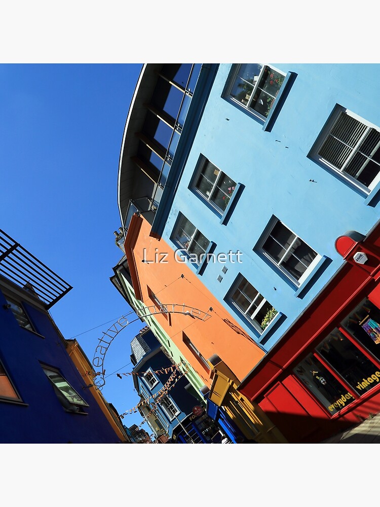 Thumbnail 2 of 2, Postcard, www.lizgarnett.com ... Creative Quarter, Folkestone, Kent, England designed and sold by lizgarnett.