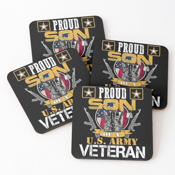 Item preview,  Vintage Proud Son Army Veteran Gift Mom Dad Kid designed and sold by jennifera11.