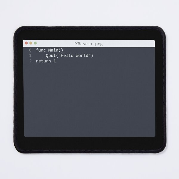 Item preview, . XBase++ language Hello World program sample in editor window designed and sold by IuriiVlasenko.