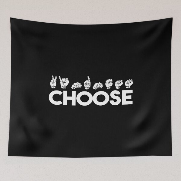 Item preview, Choose Kindness Hand Sign Language Teachers Retro Interpreter ASL designed and sold by kindxinn.