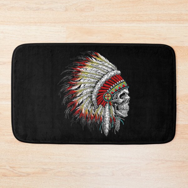 Item preview,  Native American Indian Chief Skull Motorcycle Headdress designed and sold by jennifera11.