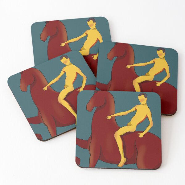 Item preview, katina's minimalism "Bathing the Red Horse" designed and sold by OneginaEvgenia.