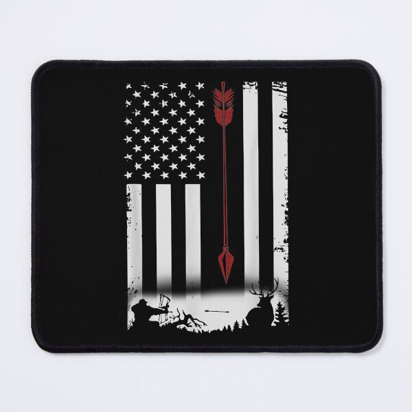 Item preview, Bow Hunting Gift Deer American Flag For designed and sold by lindaxse.