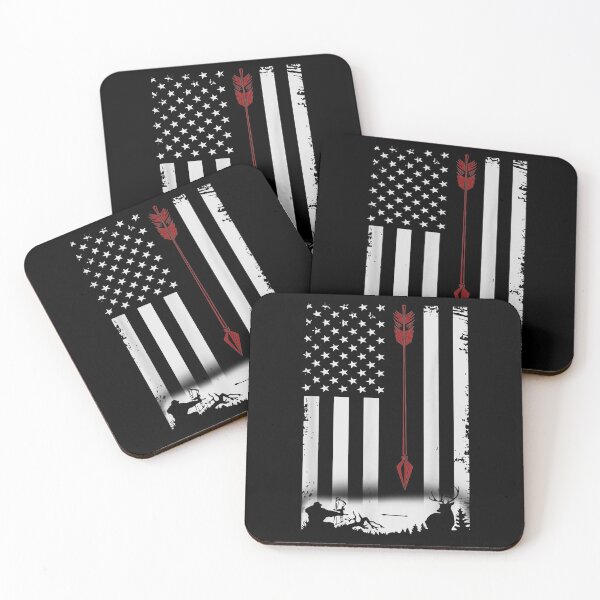 Item preview,  Bow Hunting Gift Deer American Flag For designed and sold by lindaxse.