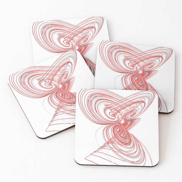 Item preview, 3D Four Wing Chaotic Attractor, the butterfly effect. designed and sold by thinkeccel.