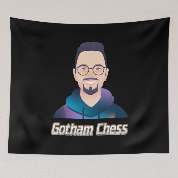 Item preview, Gothamchess cartoon designed and sold by GambitChess.