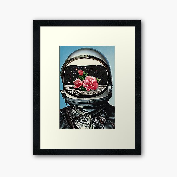 Spring Crop at the Rosseland Crater Framed Art Print