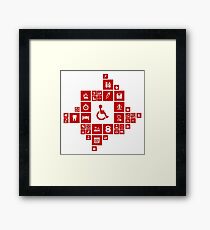 Medicine the designer Framed Print