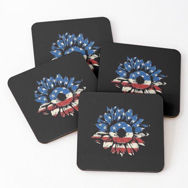 Item preview,  Sunflower American Flag Patriotic 4th July designed and sold by cysandy.