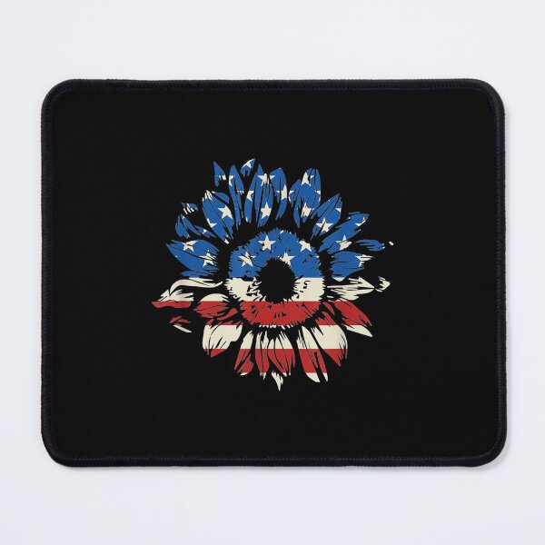 Item preview, Sunflower American Flag Patriotic 4th July designed and sold by cysandy.