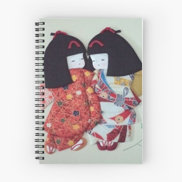 Item preview, Cute Japanese paper dolls hand made from origami paper designed and sold by JoAnnValencia.