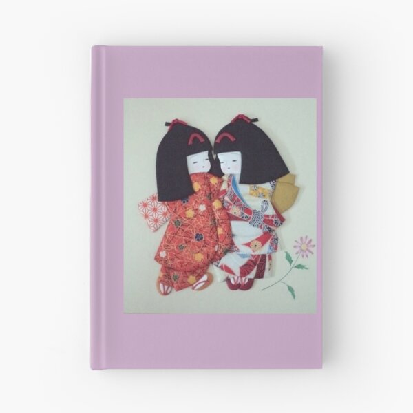 Item preview, Cute Japanese paper dolls hand made from origami paper designed and sold by JoAnnValencia.