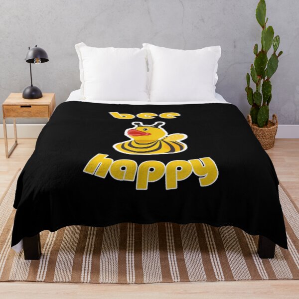 Item preview,  Bee Happy Rubber Duck designed and sold by lindaxse.
