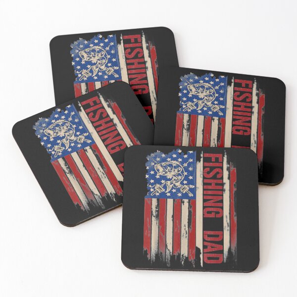 Item preview,  Vintage Fishing Dad American Usa Flag Fis Fish designed and sold by lindaxse.