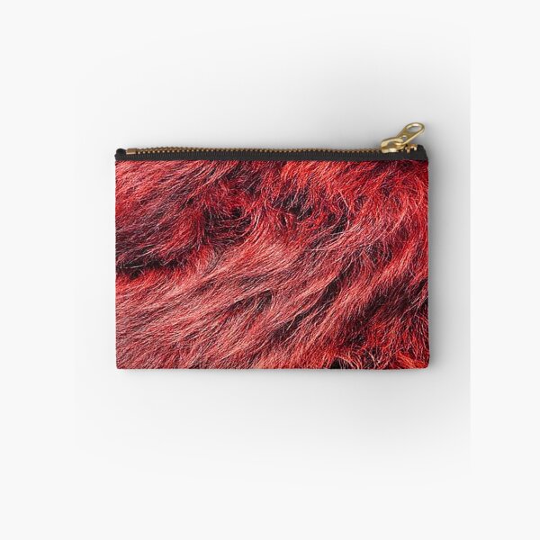 Item preview, Red Wool Skin Pattern Bed Sheet Design designed and sold by PodiShawna.