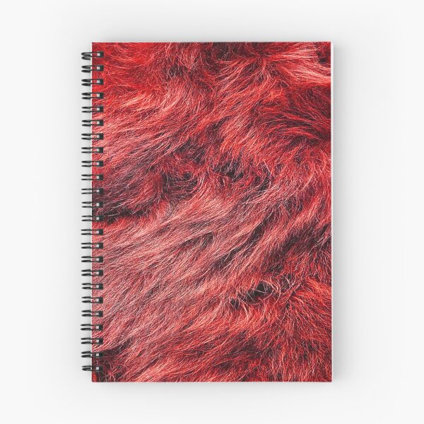 Item preview, Red Wool Skin Pattern Bed Sheet Design designed and sold by PodiShawna.