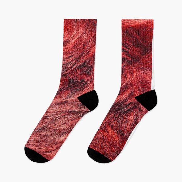 Item preview, Red Wool Skin Pattern Bed Sheet Design designed and sold by PodiShawna.