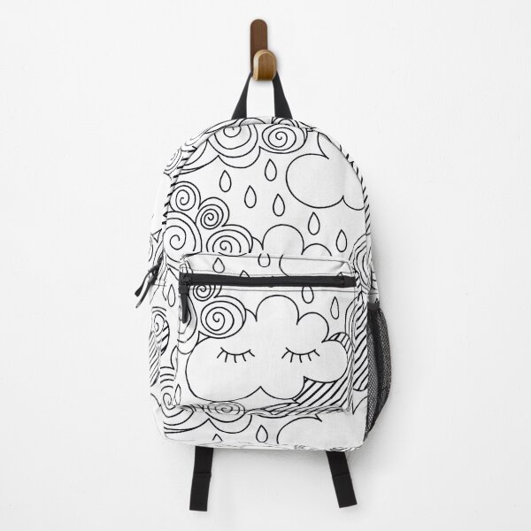 Item preview, Handpainted clouds and drops pattern designed and sold by urban-color.