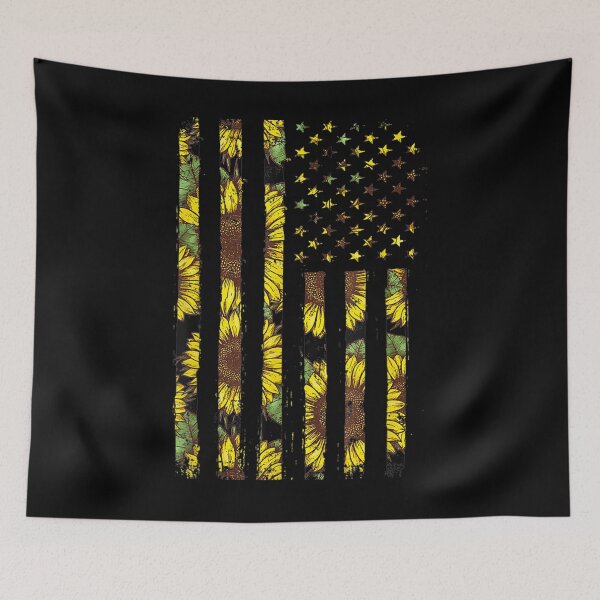 Item preview,  Flag Sunflower Patriotic Yellow American designed and sold by cysandy.
