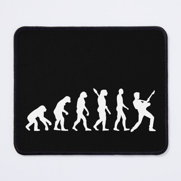 Item preview, Guitar Player Evolution monkey designed and sold by headpossum.