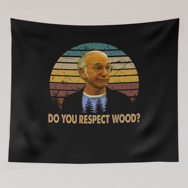Item preview, Vintage Curb Art Your Enthusiasm Films - Do You Respect Wood? designed and sold by BonniePhyllis6.