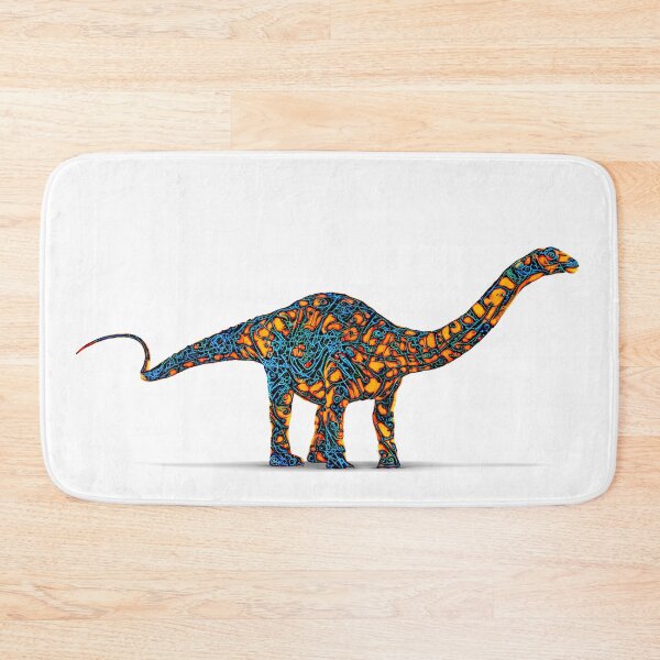 Item preview, Diplodocus sauropod dinosaur - colorful art designed and sold by PrintPit.