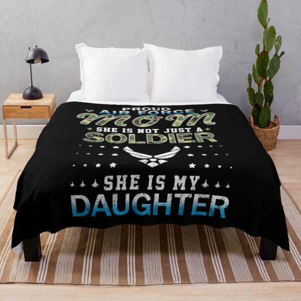 Item preview, She Soldier Daughter Proud Air Force Mom Army designed and sold by jennifera11.