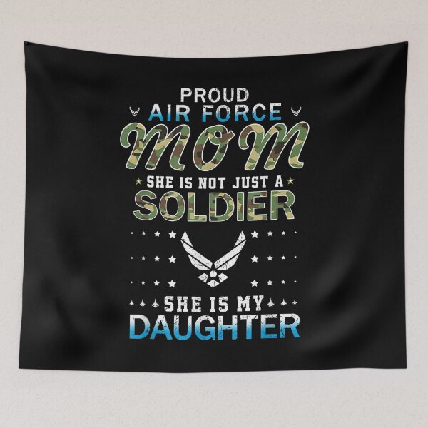 Item preview,  She Soldier Daughter Proud Air Force Mom Army designed and sold by jennifera11.