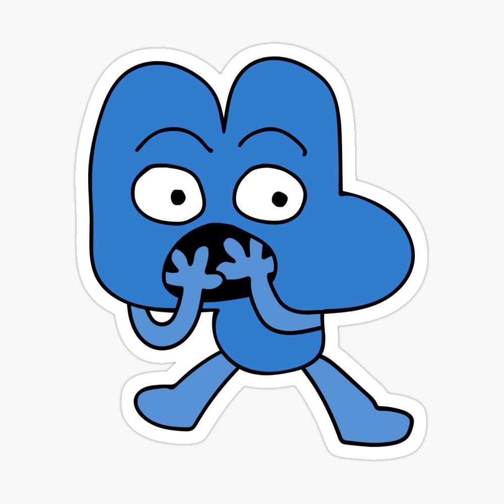 Startled bfdi character