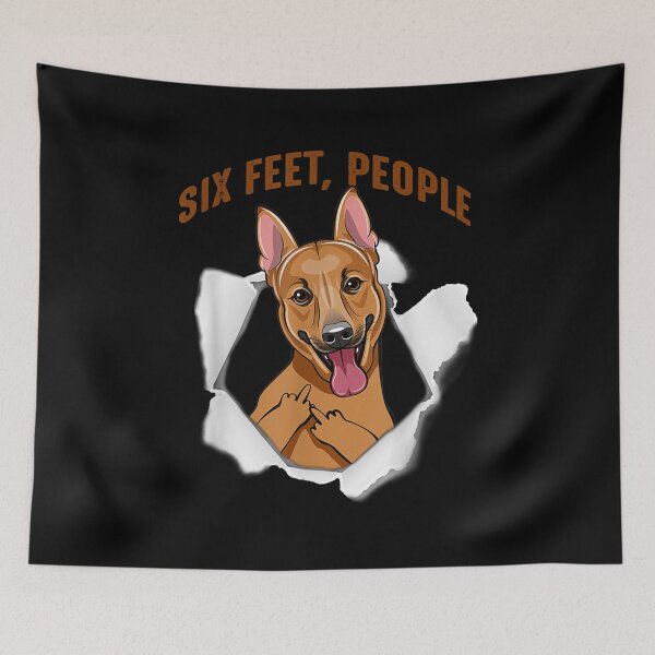 Item preview,  Six Feet People German Shepherd Dog Wear Face Mask designed and sold by cysandy.
