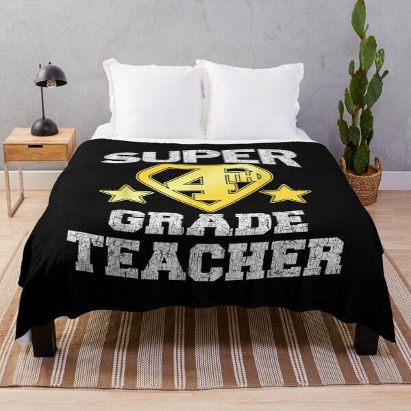 Item preview,  Super 4th Grade Teacher Hero designed and sold by lindaxse.