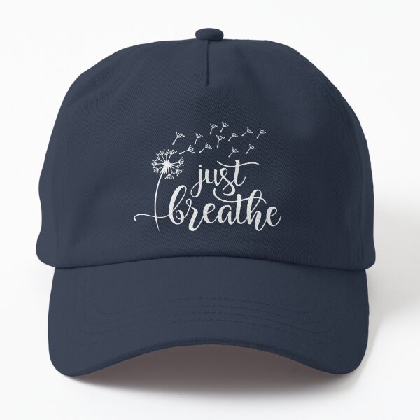Just Breathe Hat Dandelion Baseball Cap