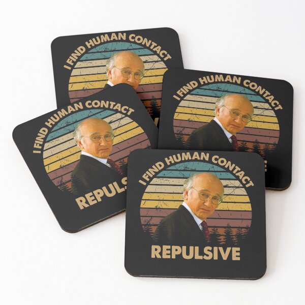 Item preview, Vintage Curb Art Your Enthusiasm Films - I Find Human Contact Repulsive designed and sold by BonniePhyllis6.