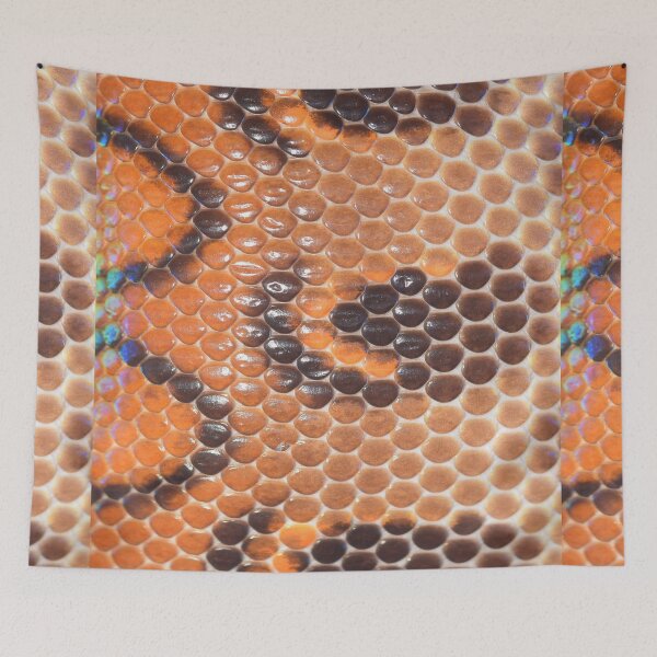 Item preview, Python Skin Pattern Bed Sheet Design designed and sold by PodiShawna.