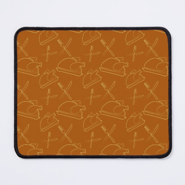 Item preview, Food pattern with fried chicken turkey designed and sold by CutieBlue.