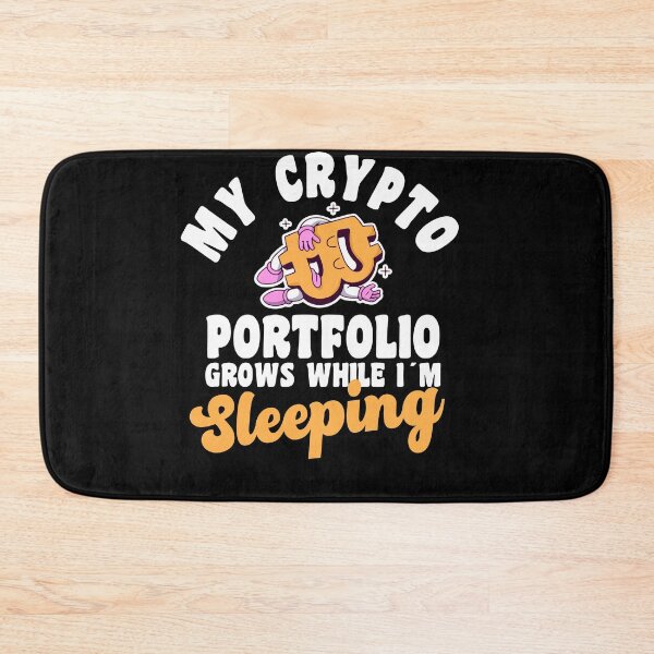 Item preview, My crypto portfolio grows while i´m sleeping. designed and sold by fatshirt.