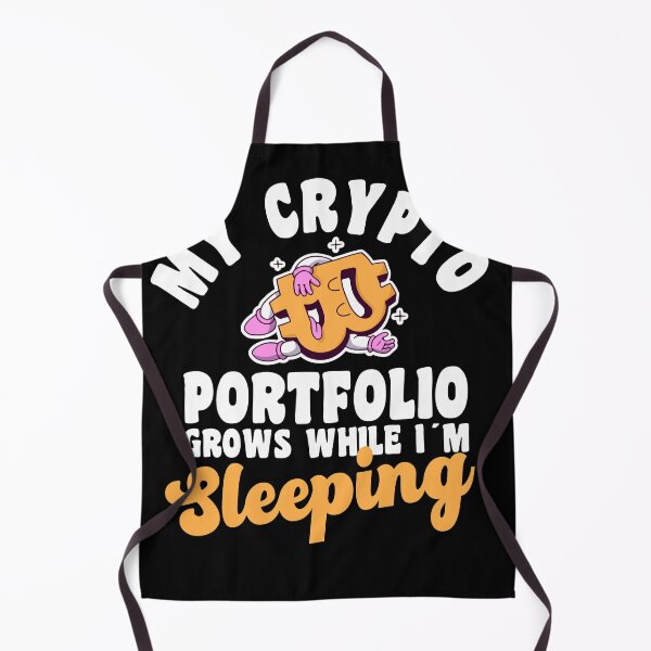 Item preview, My crypto portfolio grows while i´m sleeping. designed and sold by fatshirt.