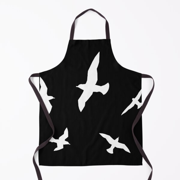 Item preview, White silhouettes with seagulls designed and sold by MIRO3D.